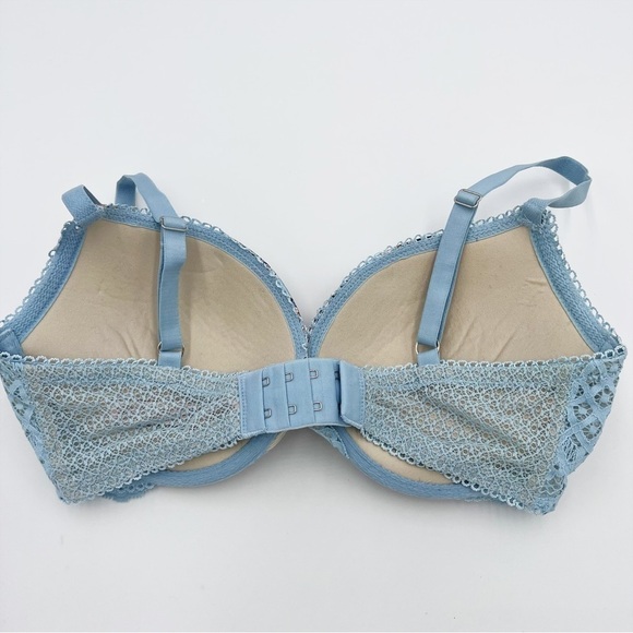 Victoria's Secret Dream Angels Blue Paisley Push-Up Bra - Picture 3 of 6